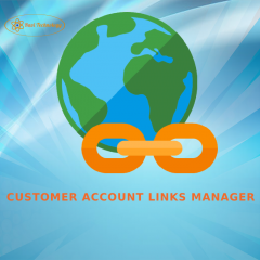 Magento 2 Customer Account Links Manager