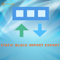 Magento 2 Static Block Import Export
